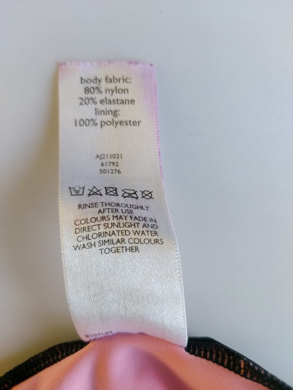 Meisjes badpak label